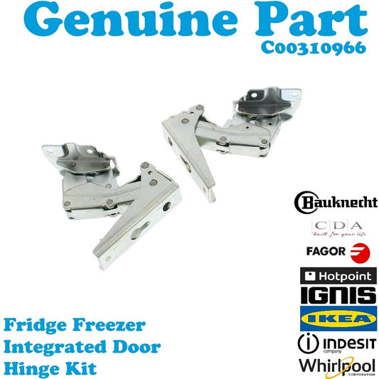 Hotpoint Ikea Indesit Whirlpool Fridge Freezer Integrated Door Hinge Kit