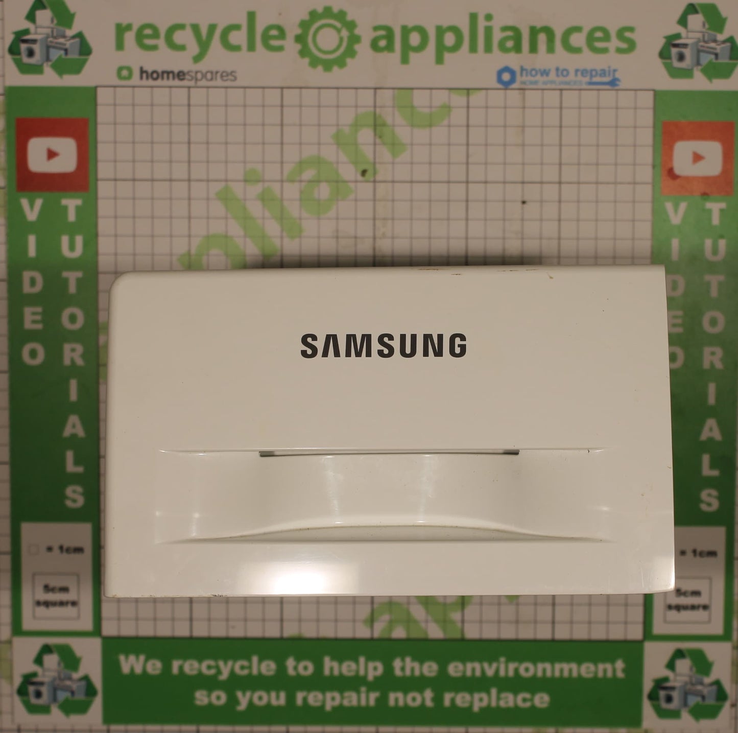 Samsung Washing Machine Soap Detergent Drawer Body