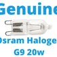 Osram Halogen G9 Cooker Hood light bulb 20W