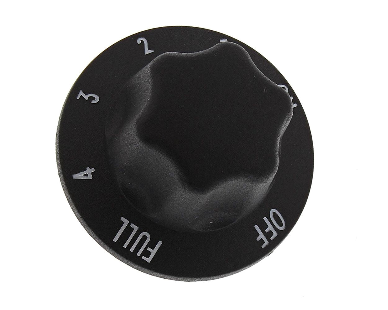 Universal Cooker Oven Control Knob 4.7mm Black Off On 1 - 4 Full
