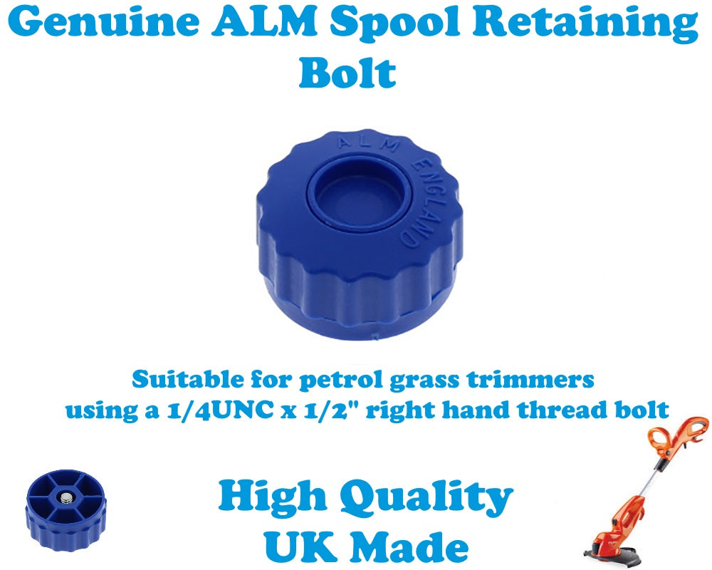 Grass Trimmer Spool Retaining Bolt 1/4UNC x 1/2 inch RH Thread