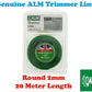 Universal 2.0mm 2mm Green Round Grass Trimmer Cutting Line 20m