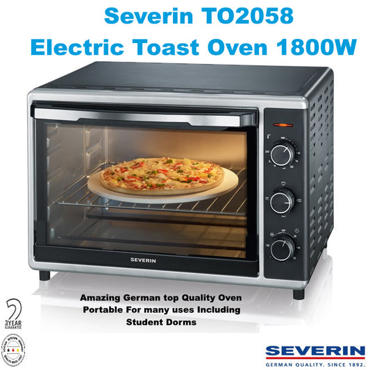 Severin TO2058 Electric Toast Oven 1800W